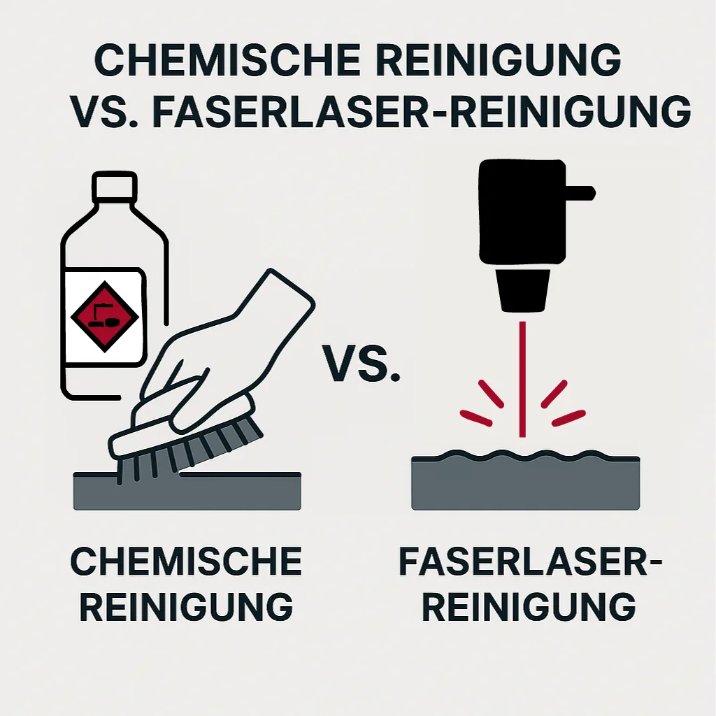 Chemische Reinigung vs. Faserlaser-Reinigung