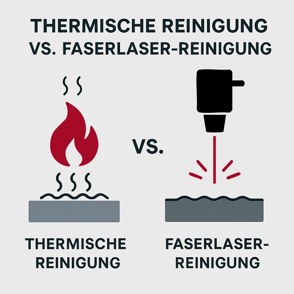 Thermische Reinigung vs. Faserlaser-Reinigung